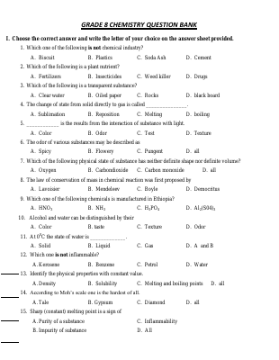 GRADE 8 CHEMISTRY QUESTION BANK.pdf